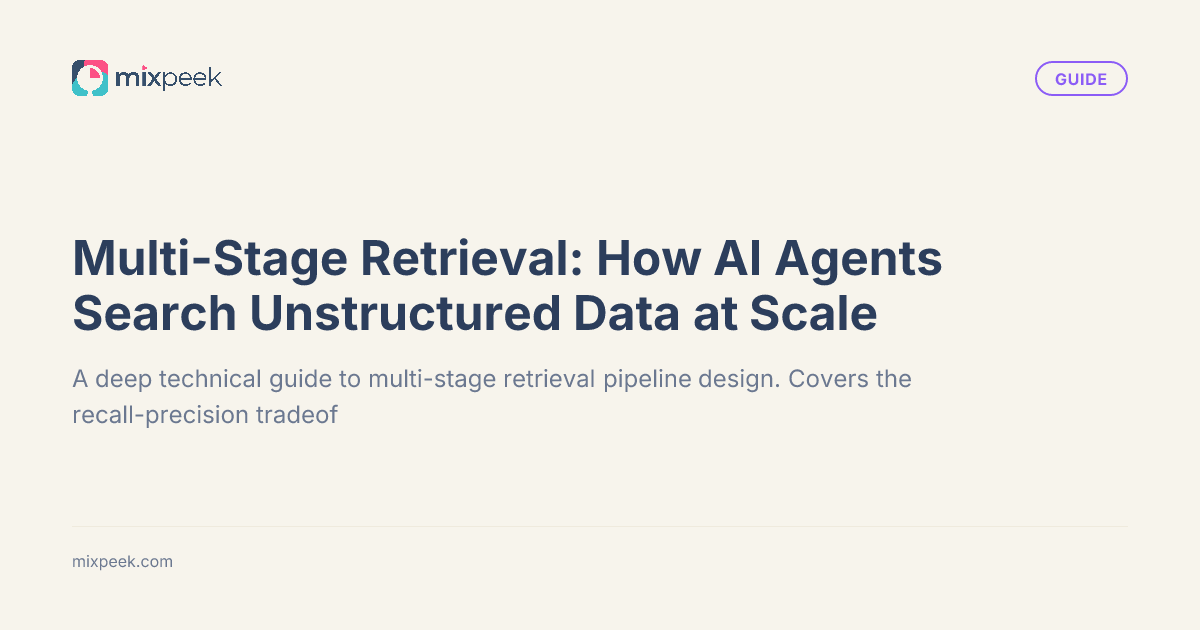 Multi-Stage Retrieval: How AI Agents Search Unstructured Data at Scale ...