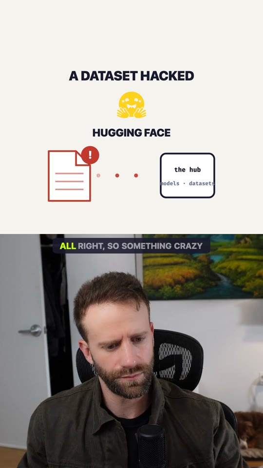 A Dataset Hacked Hugging Face. The Attacker Was Software.