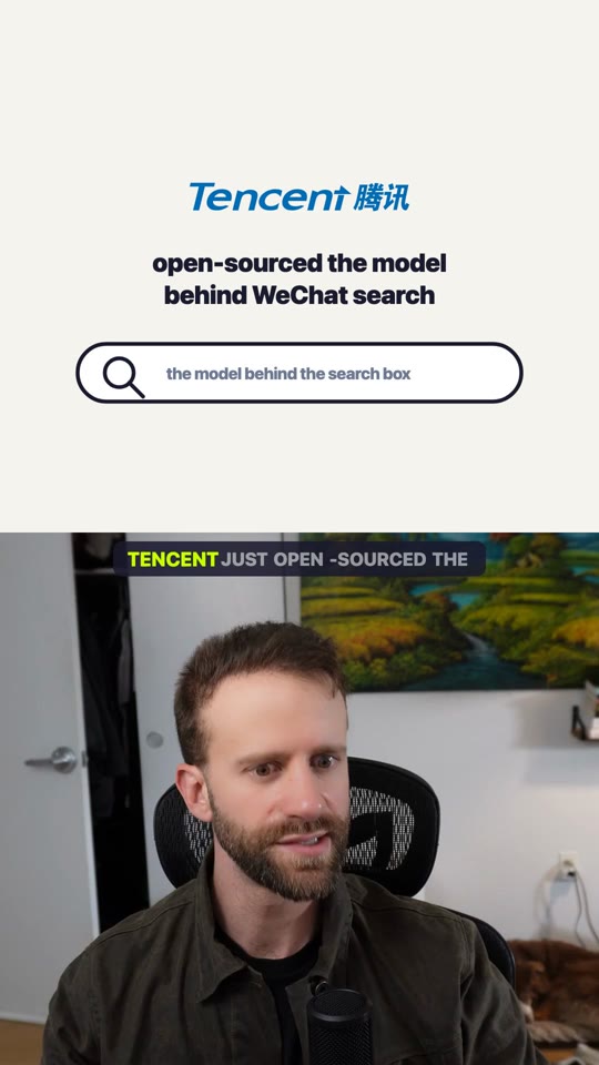 Tencent Open-Sourced the Model Behind WeChat Search